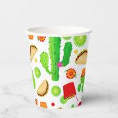 Gobelets En Papier Cinco De Mayo Fête Taco Anniversaire (Recto)