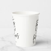 Gobelets En Papier Cinquante et fabuleux Minimal 50e fête d'anniversa (Droite)