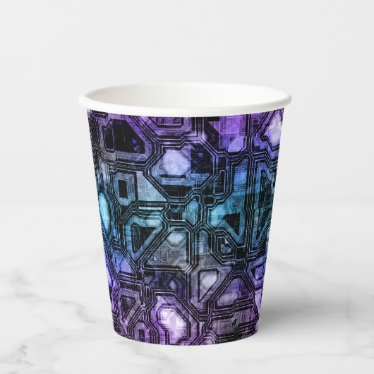 Gobelets En Papier circuits gemstone - astro shadow : (Recto)
