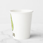 Gobelets En Papier Citation amusante disant Avo Cato Humour Cat Avoca (Gauche)