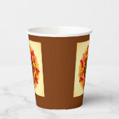 Gobelets En Papier Citation Bible Automne Feuilles Thanksgiving (Gauche)