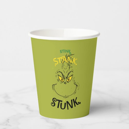 Gobelets En Papier Citation Grinch Mister Stink Stunk (Gauche)