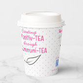 Gobelets En Papier Citations De Thé Papier Personnalisé Tasses De Thé (Recto)