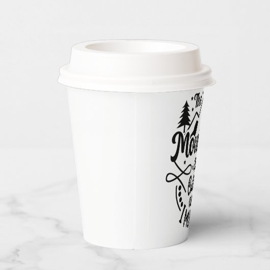 Gobelets En Papier Citations inspirantes l Unique noir et blanc (Droite)