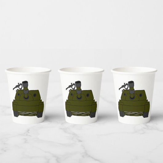 Gobelets En Papier Citerne militaire