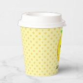 Gobelets En Papier Citron et Motif étoilé personnalisé (Droite)