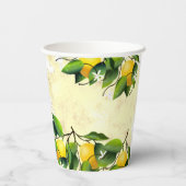 Gobelets En Papier Citron Fruit Citron Citroncello (Verso)