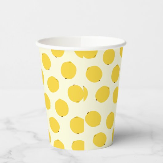 Gobelets En Papier Citron jaune (Gauche)