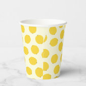 Gobelets En Papier Citron jaune (Droite)