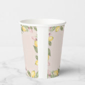 Gobelets en papier citron rose (Droite)