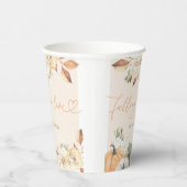 Gobelets En Papier Citrouille Automne  Automne Baby shower (Droite)