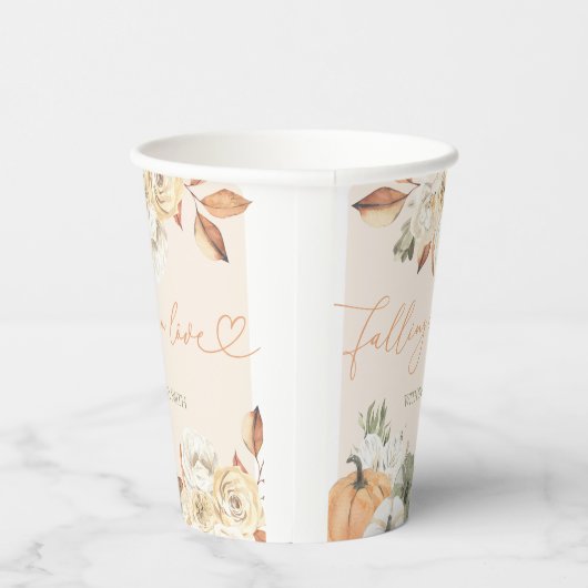 Gobelets En Papier Citrouille Automne  Automne Baby shower (Droite)