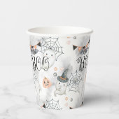 Gobelets En Papier Citrouille de fête d'Halloween (Verso)