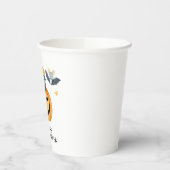 Gobelets En Papier Citrouille d'Halloween Jack-O-Lantern Baby shower (Gauche)