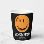 Gobelets En Papier Citrouille face Wicked Brew ID224 (Verso)