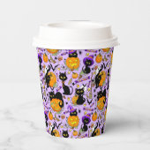 Gobelets En Papier Citrouille halloween Candy Black Cats (Verso)