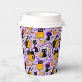 Gobelets En Papier Citrouille halloween Candy Black Cats (Droite)