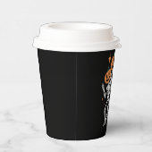 Gobelets En Papier Citrouille Skeleton Halloween Citrouille saison Éf (Droite)