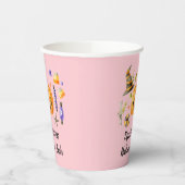 Gobelets En Papier Citrouille Spooktacular Halloween Bash Party rose (Gauche)