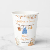 Gobelets En Papier Citrouille Vêtements d'automne Baby shower d'autom (Verso)