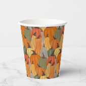 Gobelets En Papier Citrouilles cosy (Recto)
