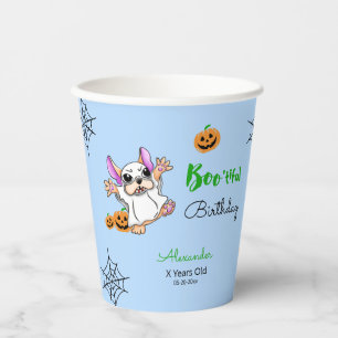 Gobelets En Papier Citrouilles fantômes mignons Halloween Joyeux anni