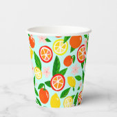 Gobelets En Papier Citrus Celebration Lemons Oranges Bridal Shower  (Verso)