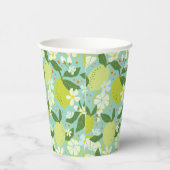 Gobelets En Papier Citrus Garden Mint Green (Droite)