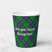 Gobelets En Papier Clan Armstrong Crest sur Tartan Paper Cups (Verso)