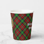 Gobelets En Papier Clan Boyd Crest sur Tartan (Gauche)
