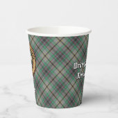 Gobelets En Papier Clan Craig Crest sur Tartan Paper Cups (Gauche)