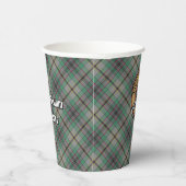 Gobelets En Papier Clan Craig Crest sur Tartan Paper Cups (Droite)