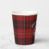 Gobelets En Papier Clan Cunningham Badge & Tartan (Droite)