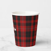 Gobelets En Papier Clan Cunningham Plaid Custom Paper Cups (Gauche)