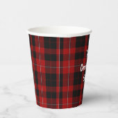 Gobelets En Papier Clan Cunningham Plaid Custom Paper Cups (Droite)