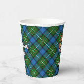 Gobelets En Papier Clan Ferguson Crest sur Tartan Paper Cups (Droite)