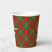 Gobelets En Papier Clan Gregor Crest sur Tartan Paper Cups (Droite)