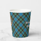 Gobelets En Papier Clan Guthrie Crest sur Tartan (Gauche)
