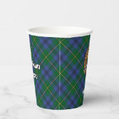 Gobelets En Papier Clan Johnston Crest tasses de papier (Droite)