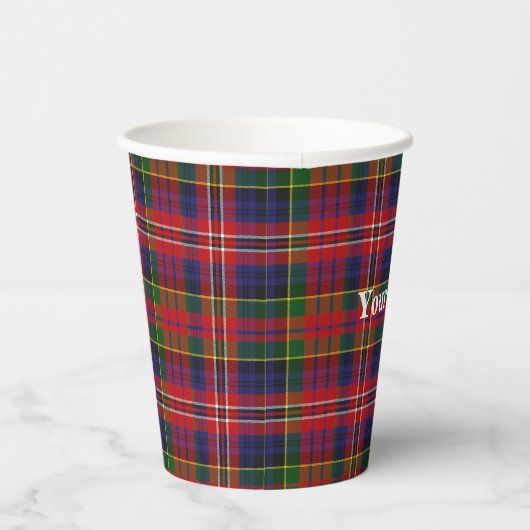 Gobelets En Papier Clan MacPherson Plaid personnalisé (Droite)