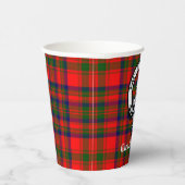 Gobelets En Papier Clan Matheson Crest Badge et Tartan (Droite)