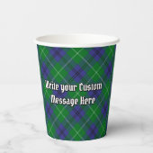 Gobelets En Papier Clan Oliphant Crest sur Tartan Paper Cups (Verso)