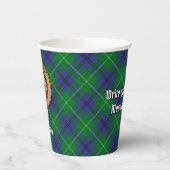 Gobelets En Papier Clan Oliphant Crest sur Tartan Paper Cups (Gauche)