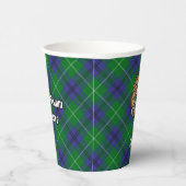 Gobelets En Papier Clan Oliphant Crest sur Tartan Paper Cups (Droite)
