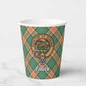 Gobelets En Papier Clan Pollock Crest Cubes en papier (Recto)