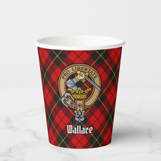 Gobelets En Papier Clan Wallace Crest Coupes en papier (Recto)