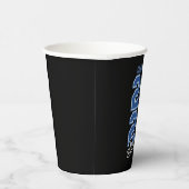 Gobelets En Papier Class Of 2026 Senior Blue Graduation Graduate (Droite)