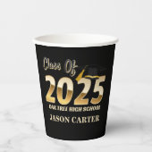 Gobelets En Papier Classe de fin d'études supérieures de 2025 Parti d (Recto)