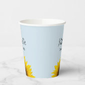 Gobelets En Papier Classe de graduation de 2024 Sunflower Blue (Gauche)