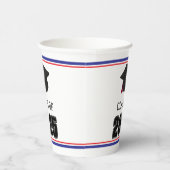 Gobelets En Papier Classe de Tassel rouge et bleu 2025 (Droite)